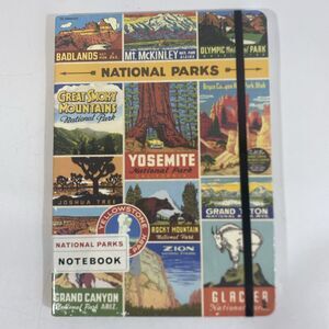 National Park Notebook Journal 144 Line Pages New Seal Cavallini‎ & Co.